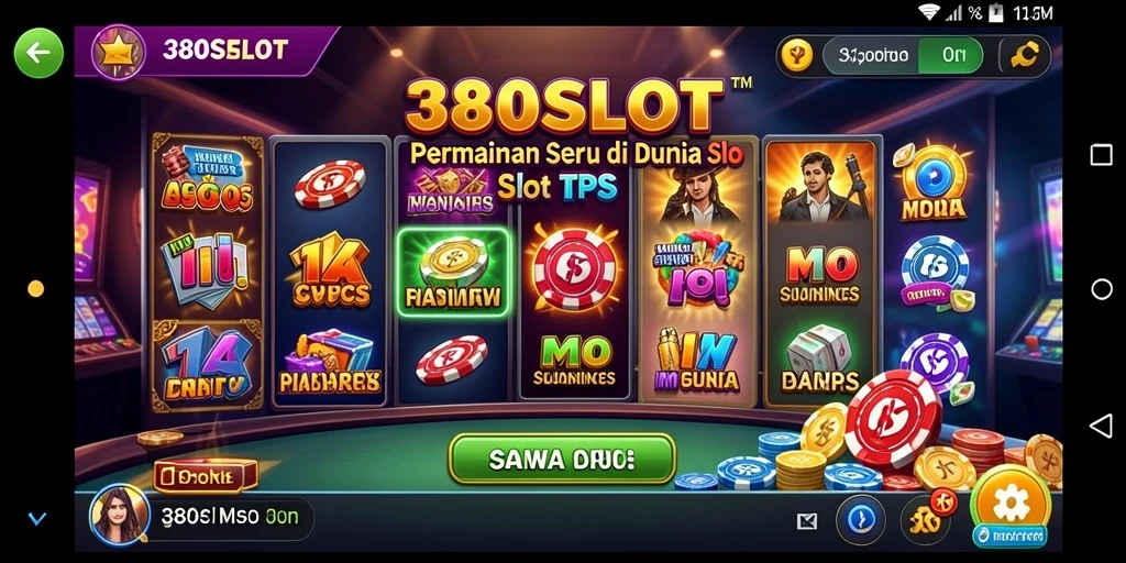 Tampilan gameplay seru dan interaktif di 380SLOT.
