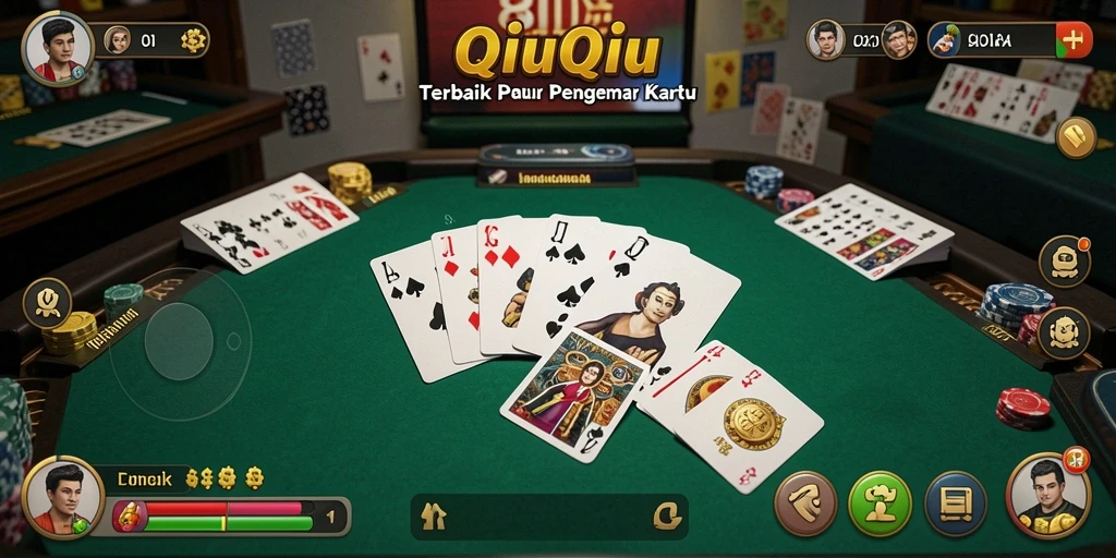 Tampilan gameplay QiuQiu yang seru dan menarik di 8ID.