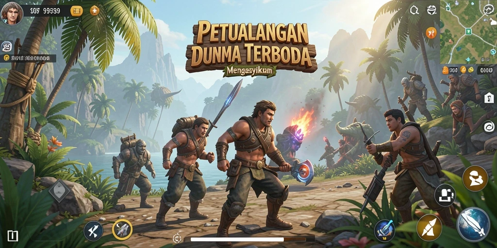 Screenshot gameplay Open World yang mengagumkan di 9939.