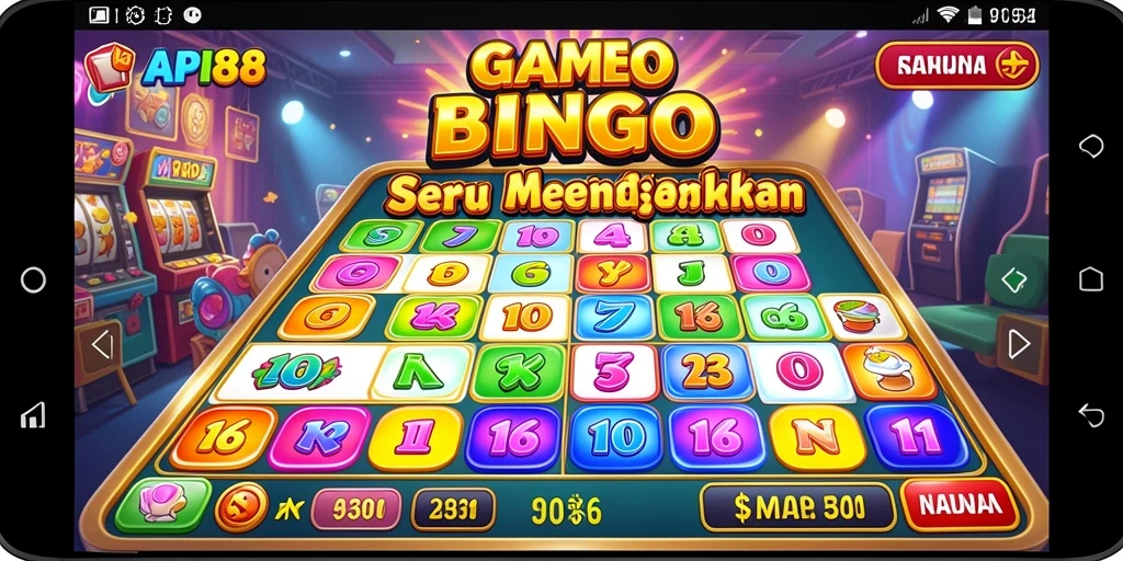 Tampilan gameplay Bingo yang seru dan menantang di API88.