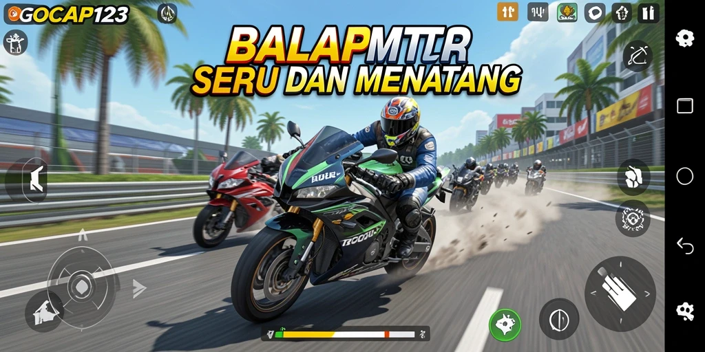 Tampilan gameplay GOCAP123 yang mendebarkan dan penuh aksi.