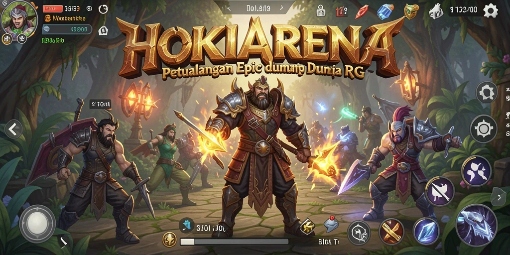 Tampilan gameplay HOKIARENA yang menarik dan penuh aksi.