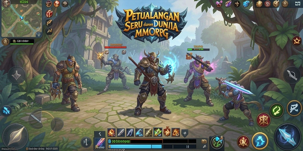 Tampilan gameplay K234 yang menakjubkan dalam dunia MMORPG.