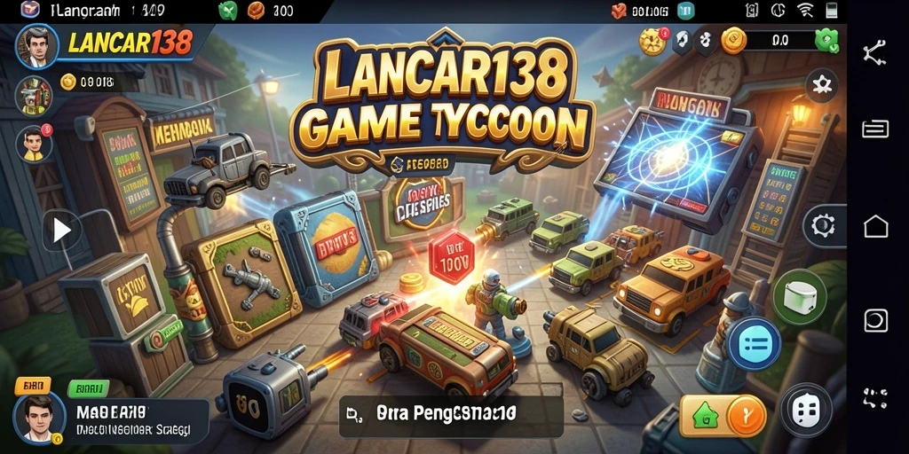 Screenshot utama LANCAR138 menampilkan gameplay dinamis dan interaksi antara pemain.