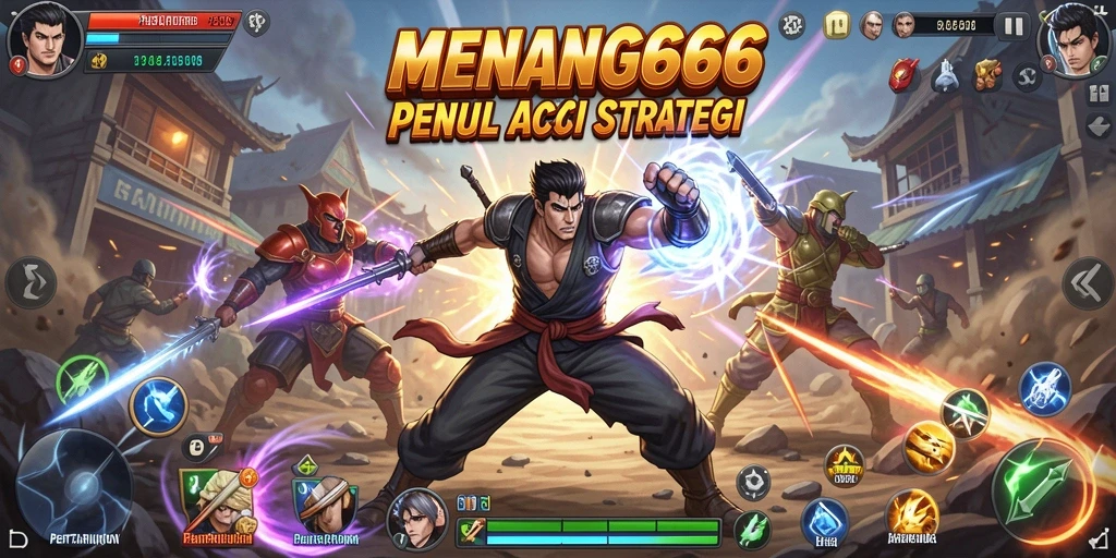 Gameplay seru dan intens dalam MENANG666 yang menampilkan pertarungan karakter.