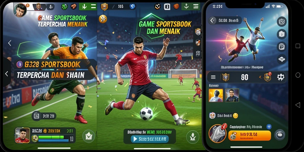 Screenshot SE328 menampilkan antarmuka taruhan olahraga yang interaktif.