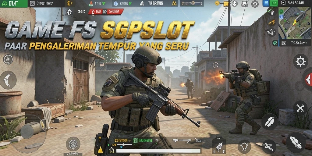 Tampilan mendebarkan dari aksi gameplay SGPSLOT yang seru.