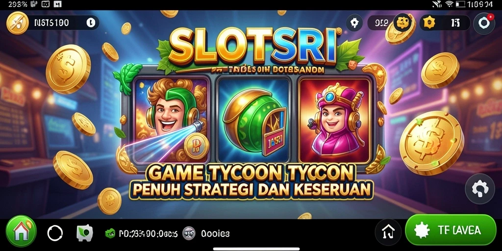 Screenshot utama SLOTSRI menampilkan gameplay Tycoon yang menarik.