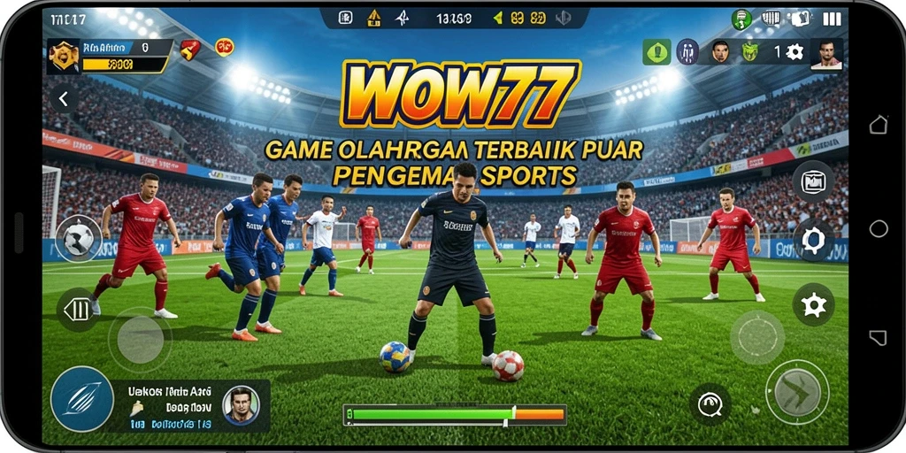 Tangkapan layar gameplay WOW77 yang menampilkan aksi olahraga seru.